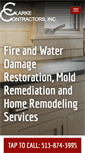 Mobile Screenshot of clarkecontractors.com
